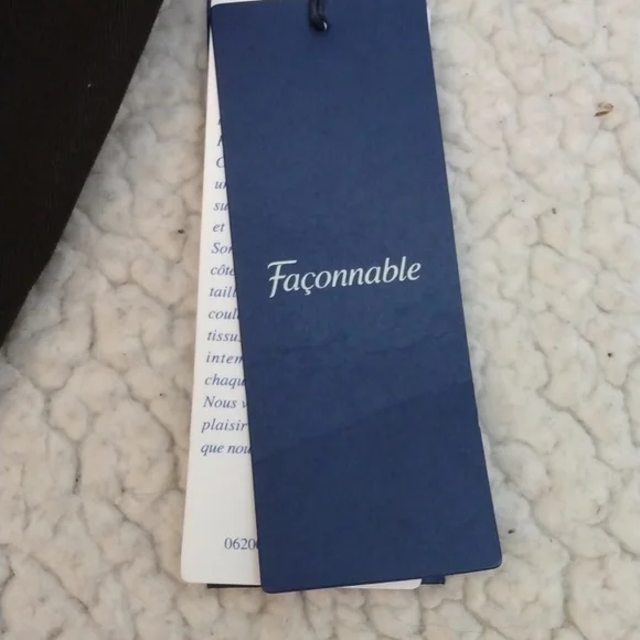 NWT Faconnable Brown Cotton/Wool Pants 36 - 31.5